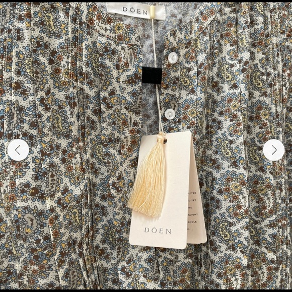 NWT DOEN Rosamund Dress, size XS. - Picture 8 of 8